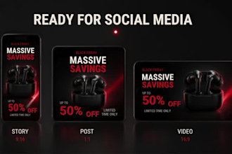 create black friday promo video ads and product promo videos