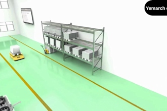 do 3d factory design, 3d robotic factory, 3d warehouse, commercial space design