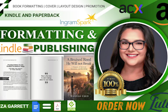 kdp ebook formatting, paperback layout design cover, publish kindle book design