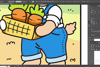 create hand drawn cozy bold and easy coloring book illustrations