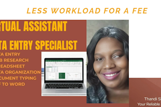 be your expert data specialist