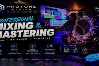 professionally mix and master your song, radio ready, any genre