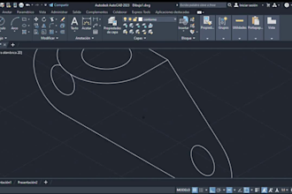to draw and design mechanical parts for clients in autocad