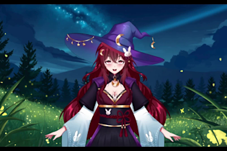 design 2d vtuber model live2d vtuber rigging nsfw anime vtuber commission