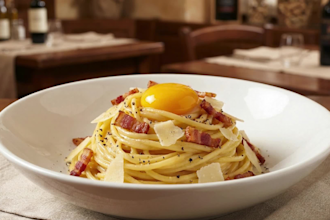 create realistic midjourney ai food photography for menus and restaurants