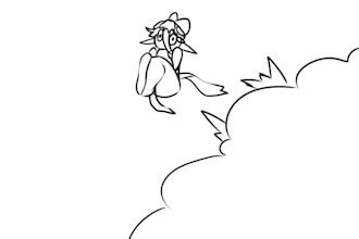2d line art animation, 2d frame by frame traditional animation hand drawn video