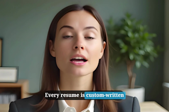 write a professional resume tailored to your target job