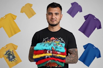 design high quality custom apparel and unique t shirt graphics for your brand