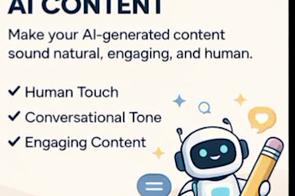 rewrite ai content to human and natural