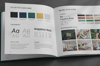 logo design and branding kit brand identity brand style guide brand guidelines