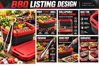 design amazon a plus content ebc banners and product infographics