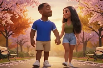 create 2d cartoon character animation, animated music video 2d line art animated