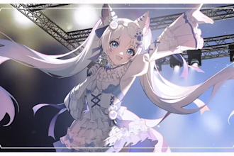 make loop intro, debut, promotion video for vtuber and streamer debut video