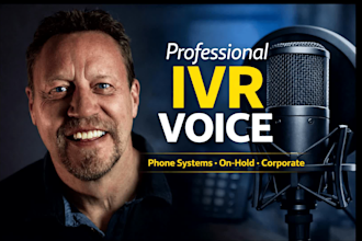 record professional IVR, phone greetings
