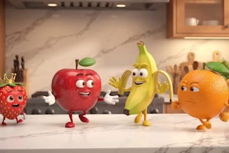 create viral ai talking fruit video for your tiktok reels