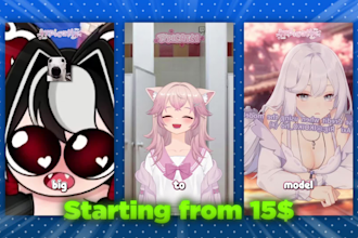 edit your vtuber clips for youtube or tiktok