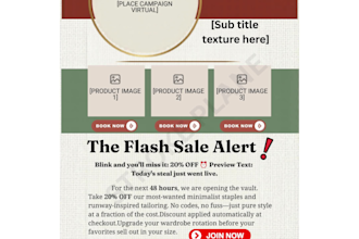 design editable canva email template and newsletter