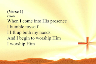 create lyric video and lyrics on powerpoint