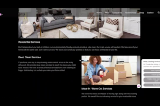 house commercial cleaning service janitorial pressure washing website design