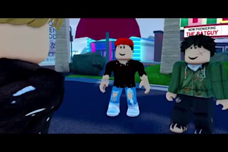 create a roblox mini movie or edit video game, voice and gameplay