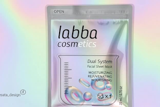design print ready cosmetic logo and packaging