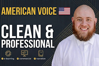 record a professional corporate voice over for explainer videos