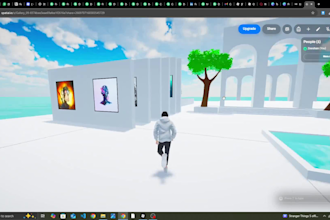 build your spatial io metaverse world, gallery, office, or 3d virtual space