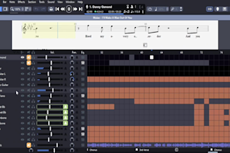 transcribe animation and vgm music to sheet music midi