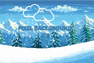 create 2d pixel art environments, 8 bit animation, 16 bit tilesets backgrounds