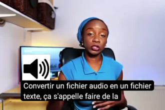 transcribe french audio or video accurately