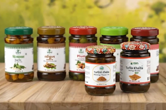 design premium product label and jar packaging