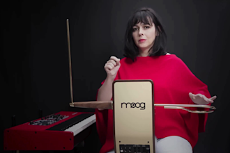 play theremin for neoclassical ambient and avant garde experimental
