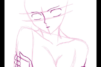 draw anime style nsfw characters