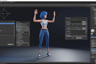 create retro ps1 low poly 3d game characters y2k 3d character design 3d game