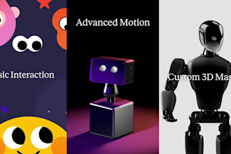 create interactive 3d web mascot