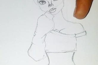 draw simple line art and pencil sketches