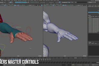 3d character rigging,advance rig,auto rig pro,ue5,ik fk,facial,rigify,blender