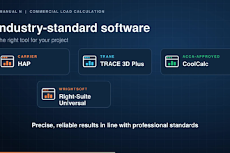 perform manual n commercial load calculation
