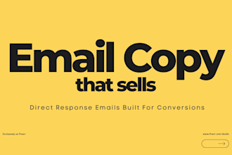 write direct response email copy that drives sales and conversions
