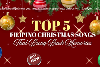 create beautiful new year and christmas greetings videos with logo animation