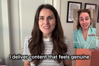 deliver natural, relatable millennial spokesperson ugc