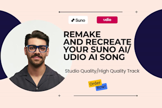 recreate music and remake your suno ai song into a high quality track