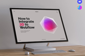 create a custom 3d animated website with scroll animations