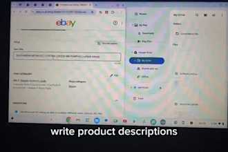 create professional SEO optimized ebay listings