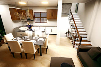 interior design and photorealistic 3d rendering for your airbnb or bedroom