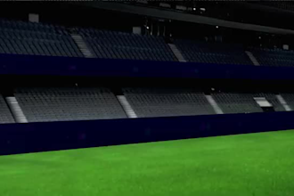 create stadium led screen, arena billboard, led wall and sports animation