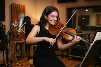 record emotional violin and custom strings for your project