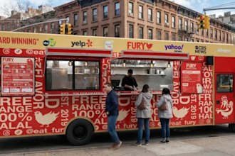 design food truck and food trailer layout with 3d visualization and mep