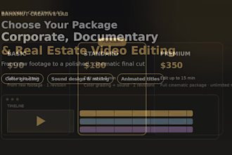 edit your corporate documentary or real estate video