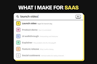 design premium saas motion graphics video for ai software